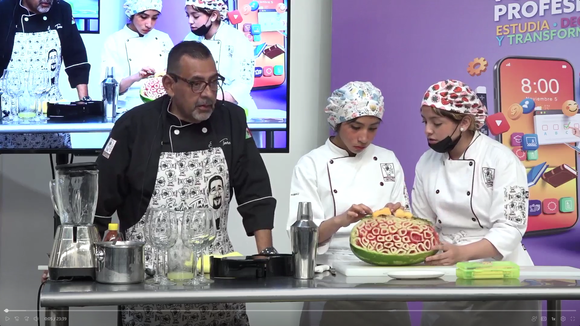 Preparación de alimentos y bebidas